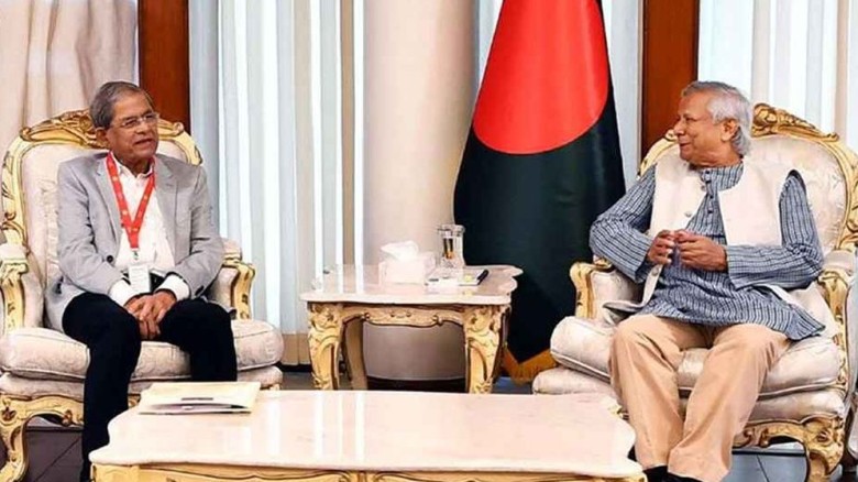 প্রধান উপদেষ্টার সঙ্গে বিএনপির বৈঠক, নির্বাচন নিয়...