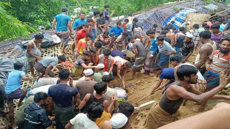 বান্দরবানের লামা ও চকরিয়ায় পাহাড় ধসে শিশ