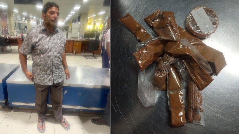 দুবাইফেরত যাত্রীর অন্তর্বাস থেকে ২ কেজি 